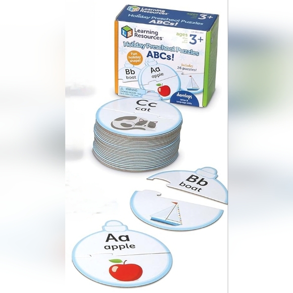 NEW Learning Resources Puzzle Packs~Set of 2: ABCs and Counting - Picture 2 of 5